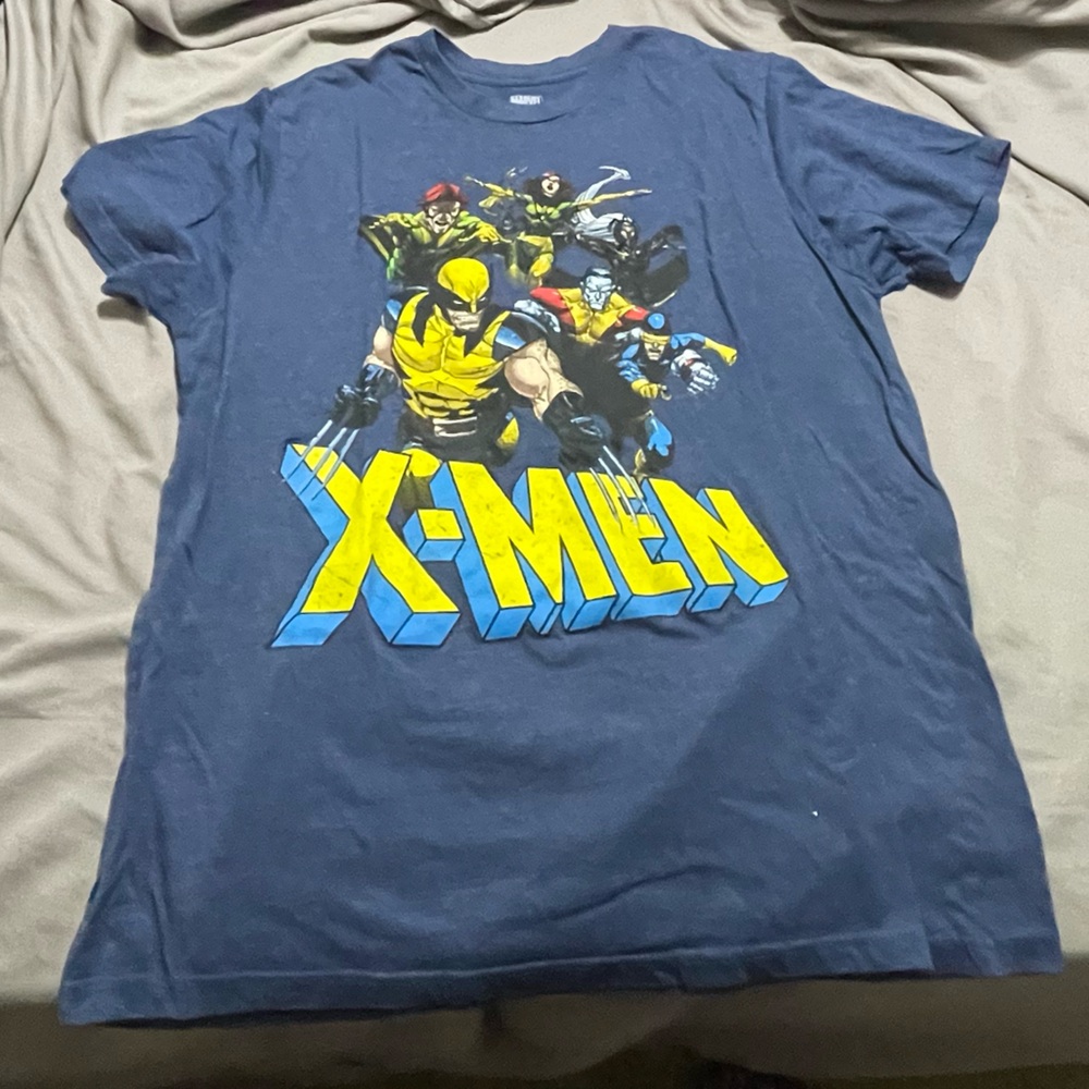 Marvel X-Men Blue and Yellow Short Sleeve Tees